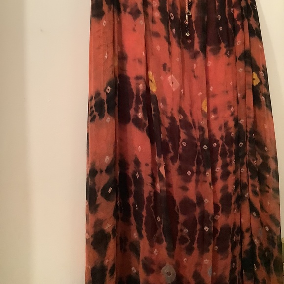 BOHO tie dye patterned “hippy style” drawstring lined skirt - Picture 11 of 11